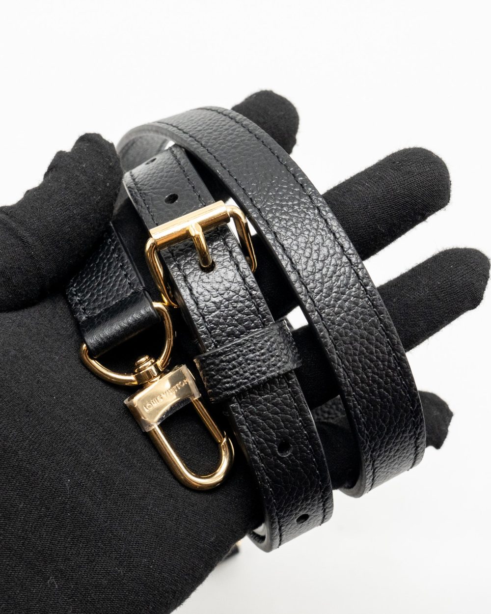 AAA Replica Louis Vuitton LV BUNDLE BAG MONOGRAM EMPREINTE LEATHER BLACK GHW