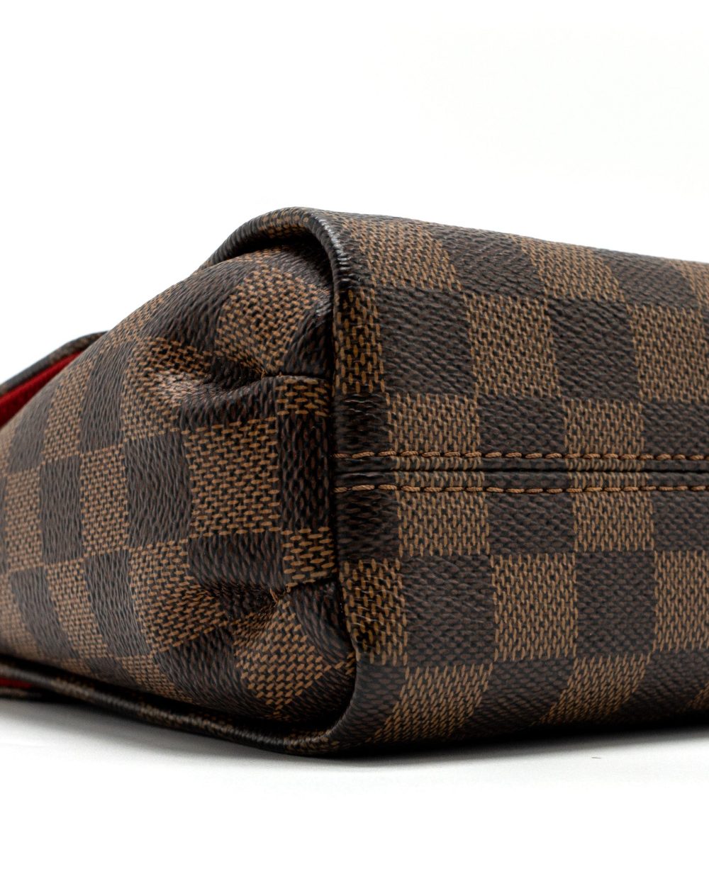 AAA Replica Louis Vuitton LV CROISETTE BAG DAMIER EBENE CANVAS GHW