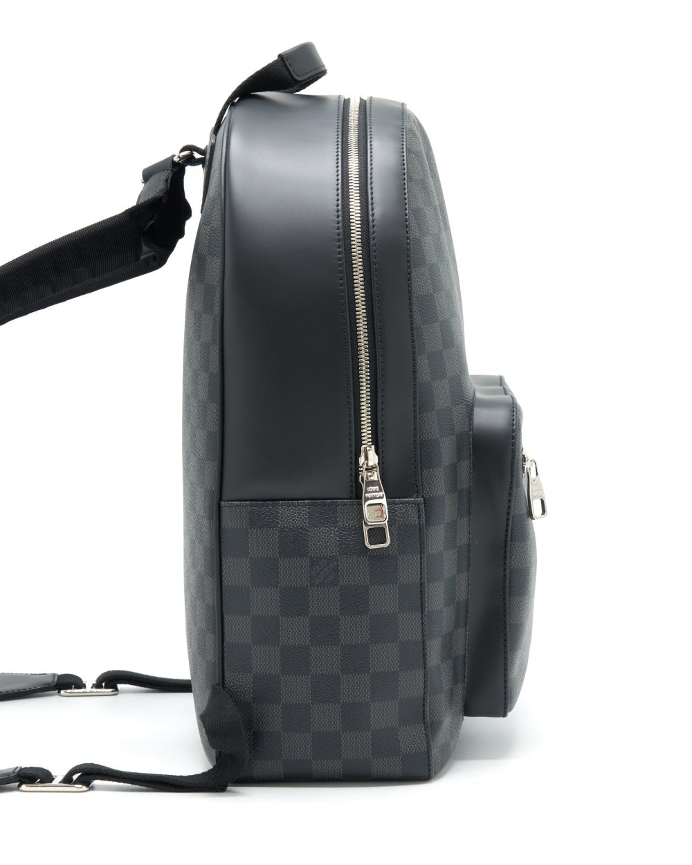 AAA Replica Louis Vuitton LV DAMIER GRAPHITE BACKPACK BLACK SHW
