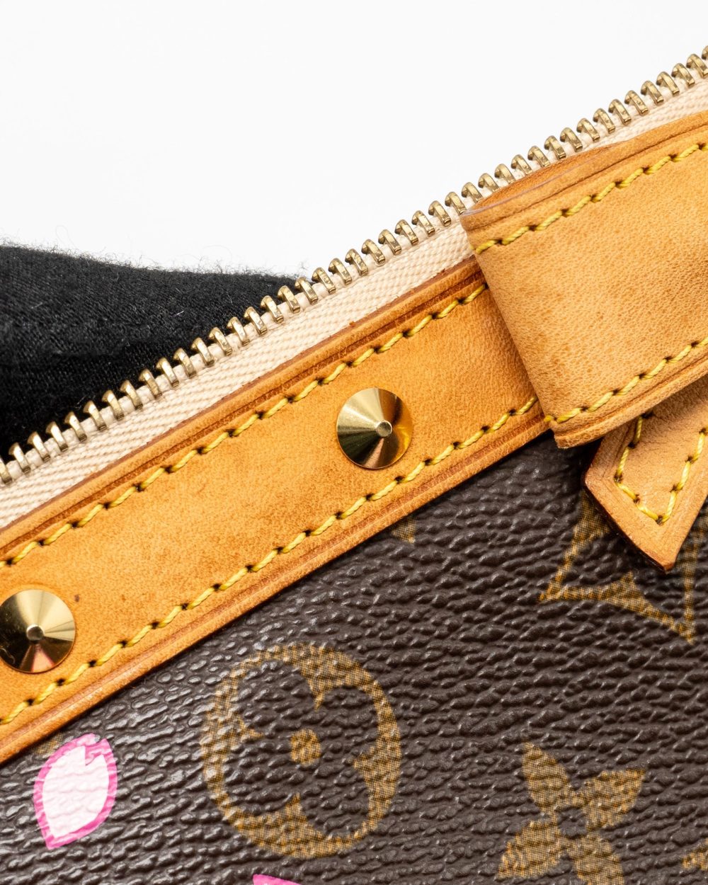 AAA Replica Louis Vuitton LV VINTAGE TAKASHI MURAKAMI CHERRY BLOSSOM POCHETTE ACCESSORIES MONOGRAM MULTICOLOUR GHW