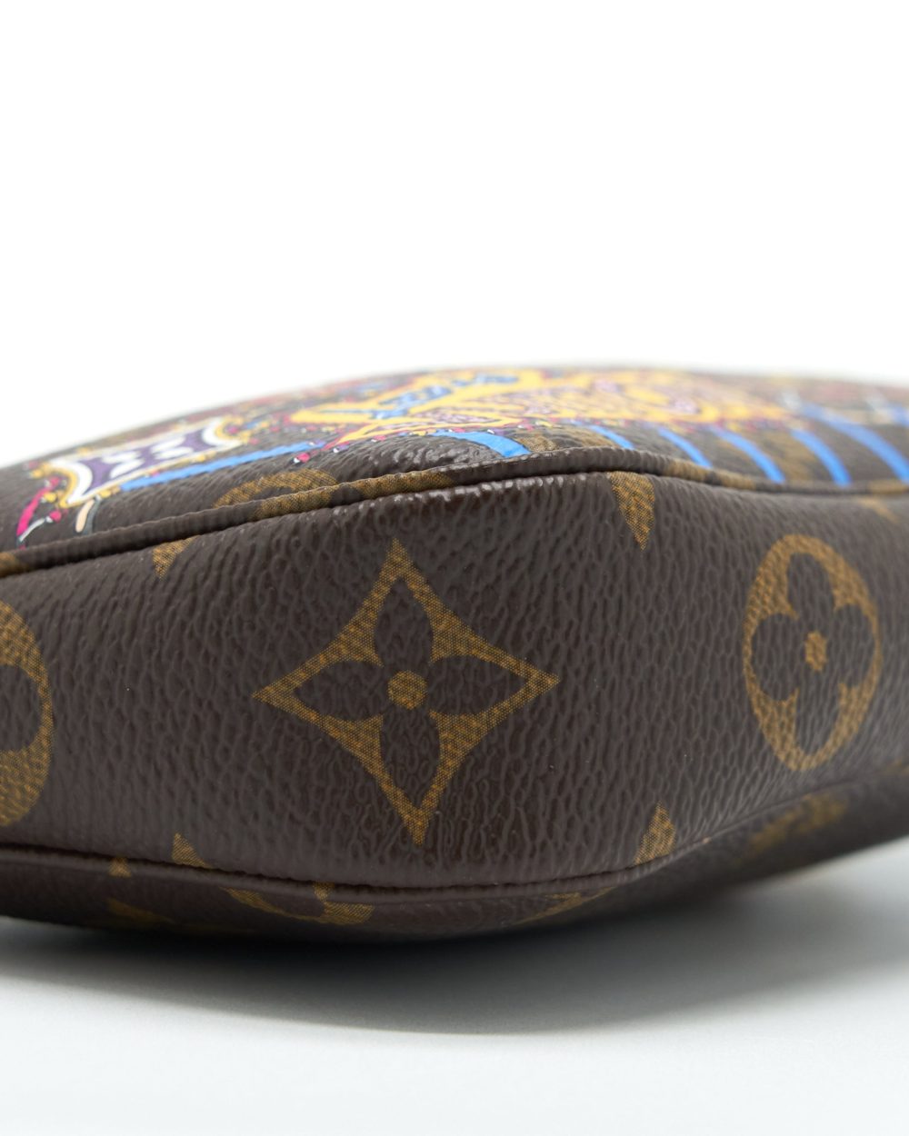 AAA Replica Louis Vuitton LV MINI POCHETTE LIMITED EDITION MONOGRAM CANVAS GHW