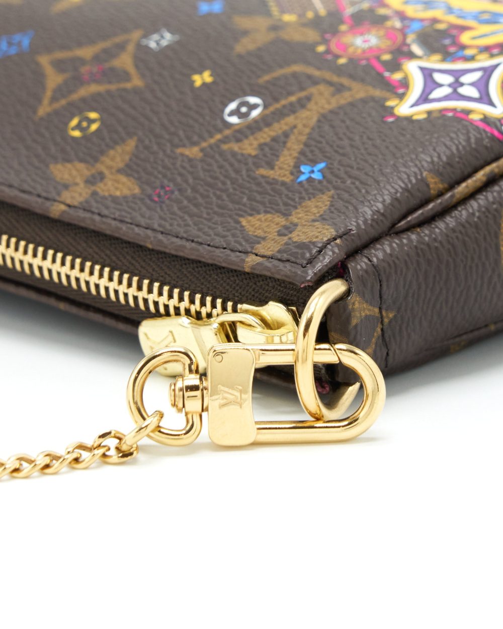 AAA Replica Louis Vuitton LV MINI POCHETTE LIMITED EDITION MONOGRAM CANVAS GHW