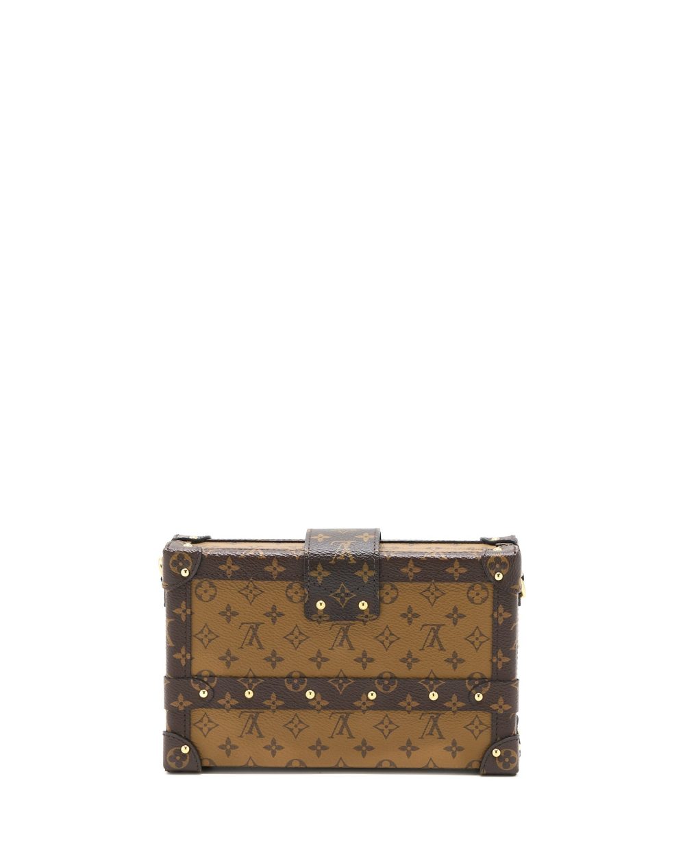 AAA Replica Louis Vuitton LV PETITE MALLE MONOGRAM REVERSE CANVAS GHW