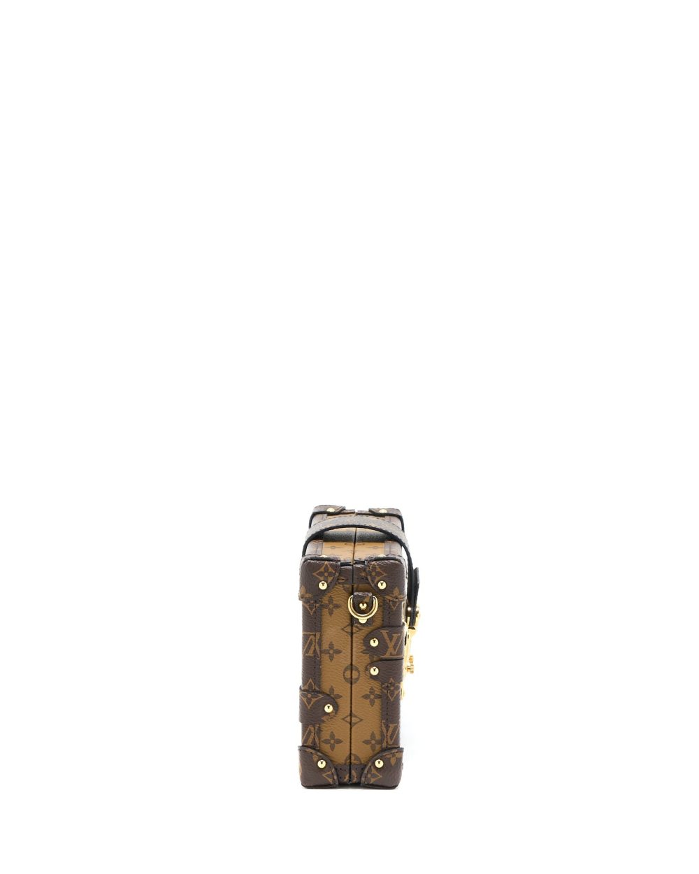 AAA Replica Louis Vuitton LV PETITE MALLE MONOGRAM REVERSE CANVAS GHW