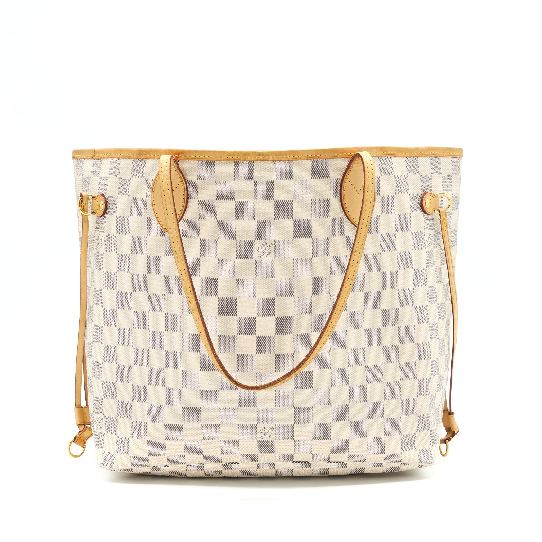 AAA Replica Louis Vuitton LV NEVERFULL MM DAMIER AZUR