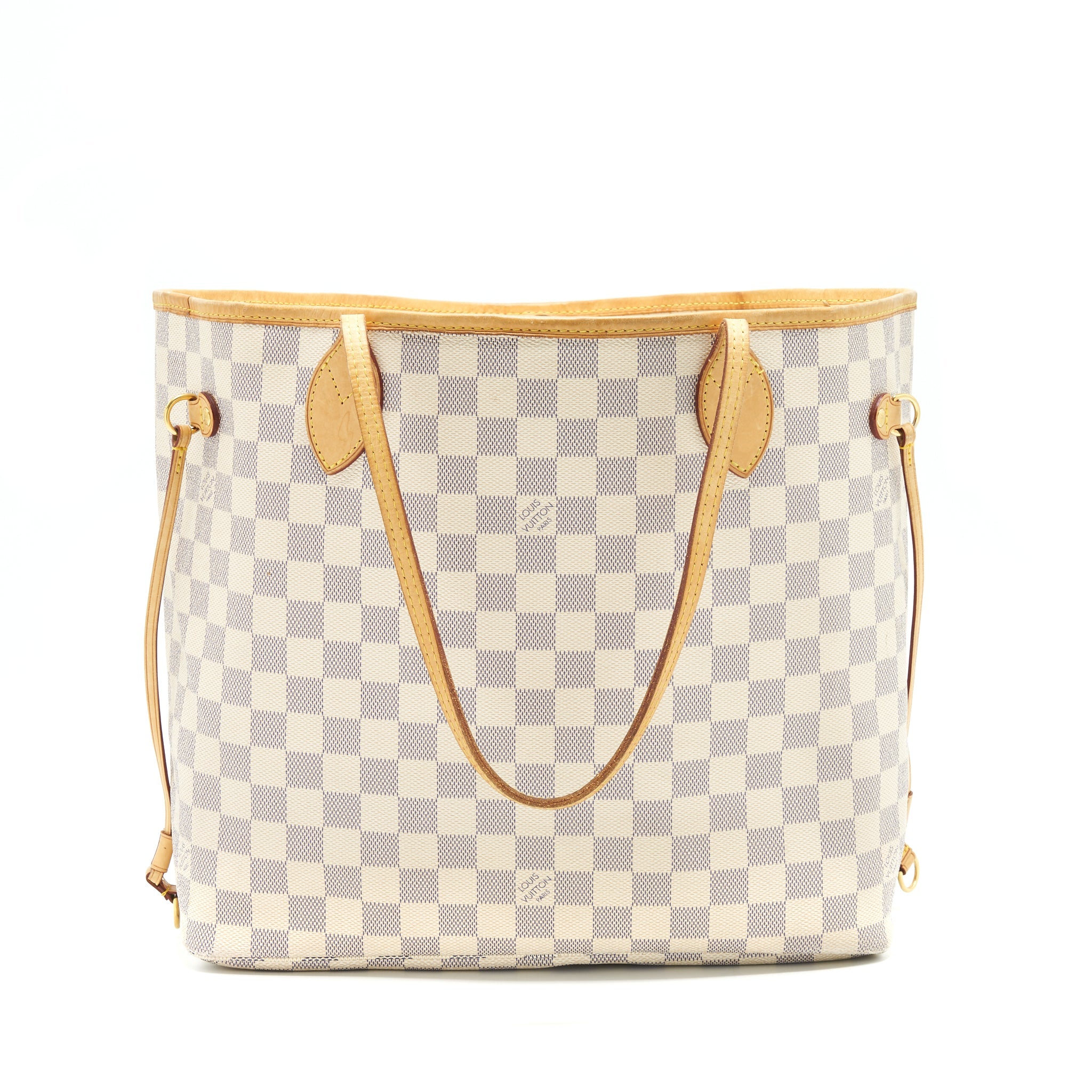 AAA Replica Louis Vuitton LV NEVERFULL MM DAMIER AZUR
