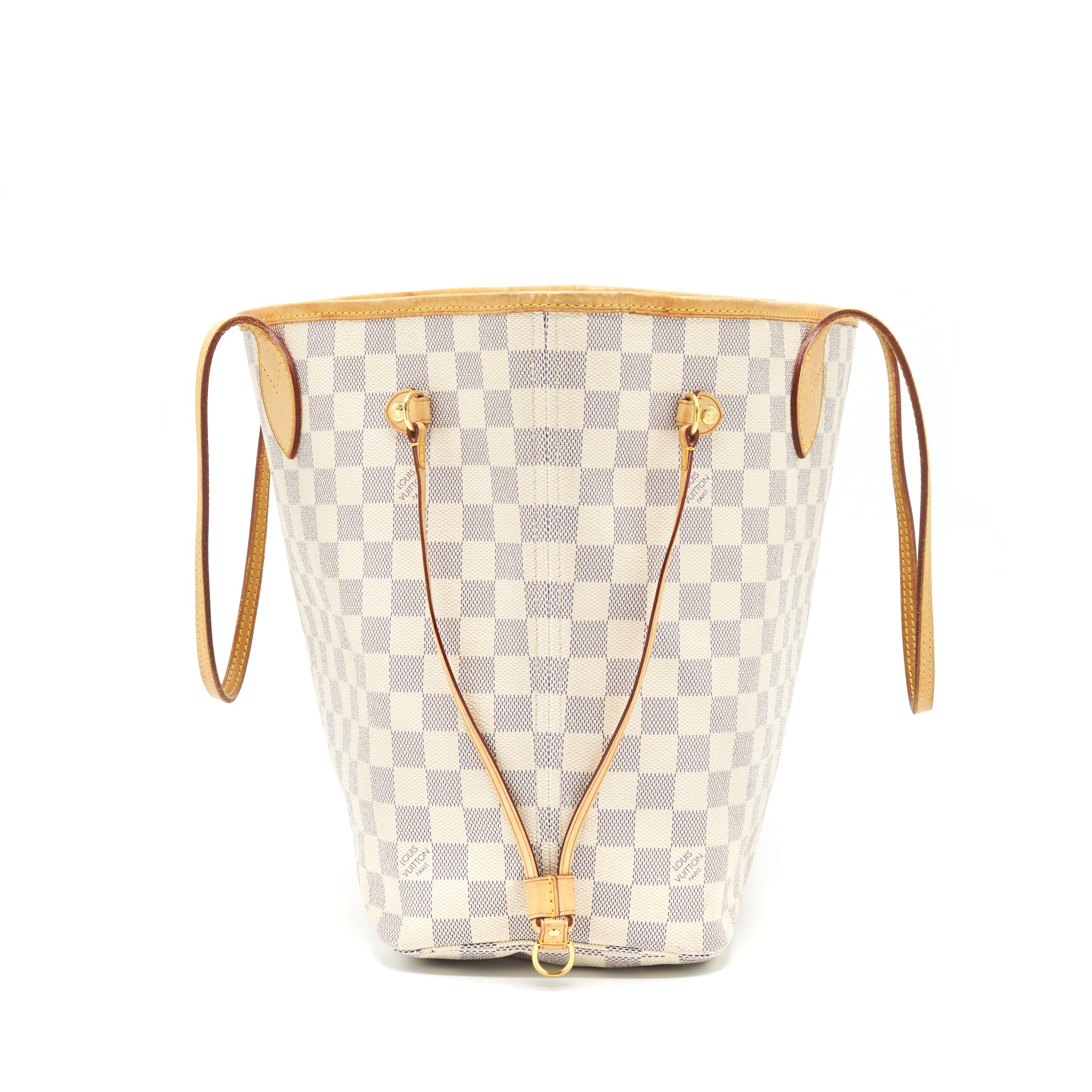 AAA Replica Louis Vuitton LV NEVERFULL MM DAMIER AZUR