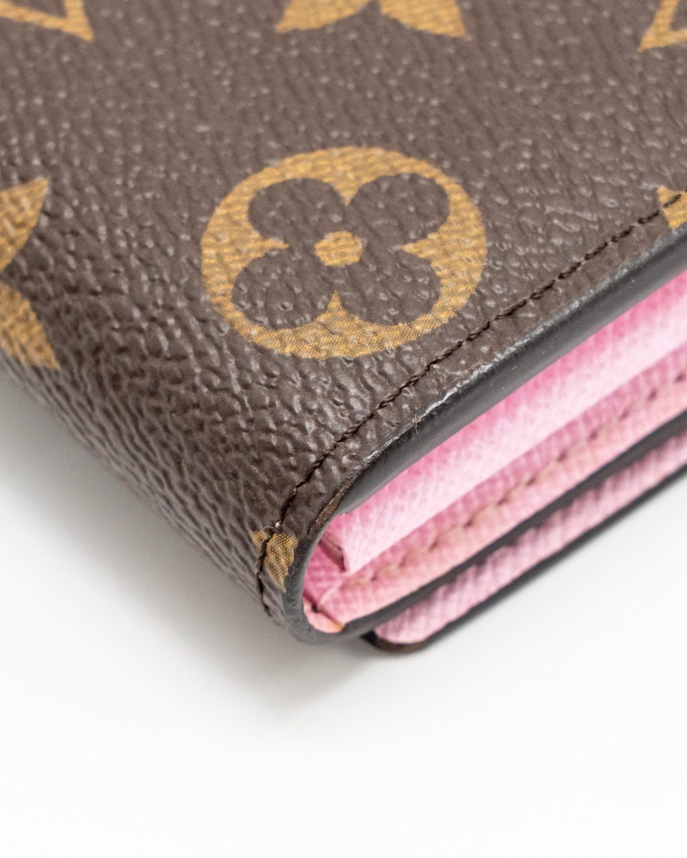 AAA Replica Louis Vuitton LV SARAH WALLET 2016 CHRISTMAS LIMITED EDITION MONOGRAM CANVAS ROSE BALLERINE GHW