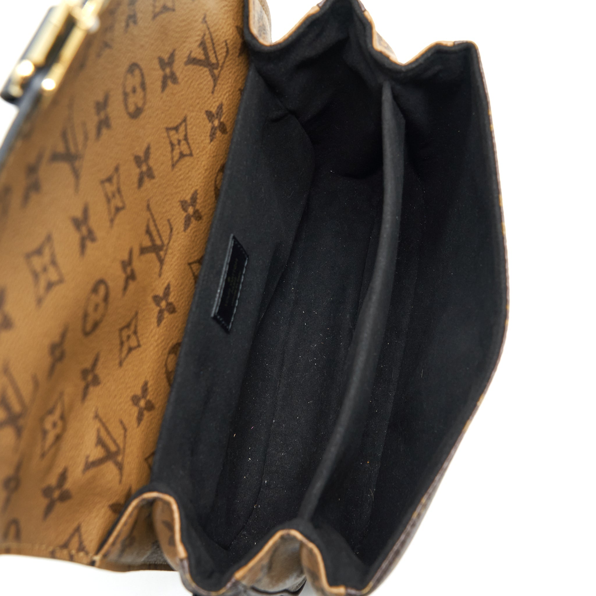 AAA Replica Louis Vuitton LV POCHETTE MÉTIS MONOGRAM REVERSE CANVAS GHW