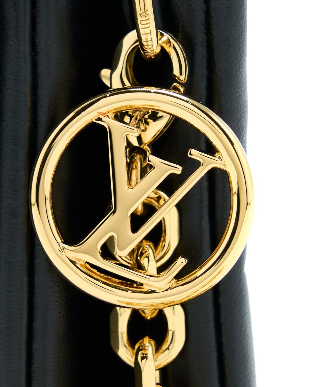 AAA Replica Louis Vuitton LV POCHETTE COUSSIN MONOGRAM-EMBOSSED LAMBSKIN BLACK GHW