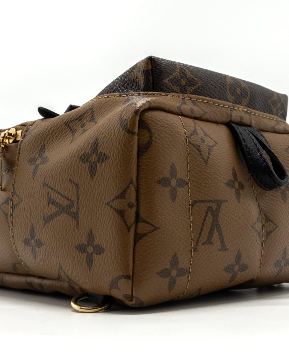 AAA Replica Louis Vuitton LV MINI PALM SPRING BACKPACK REVERSE MONOGRAM CANVAS GHW