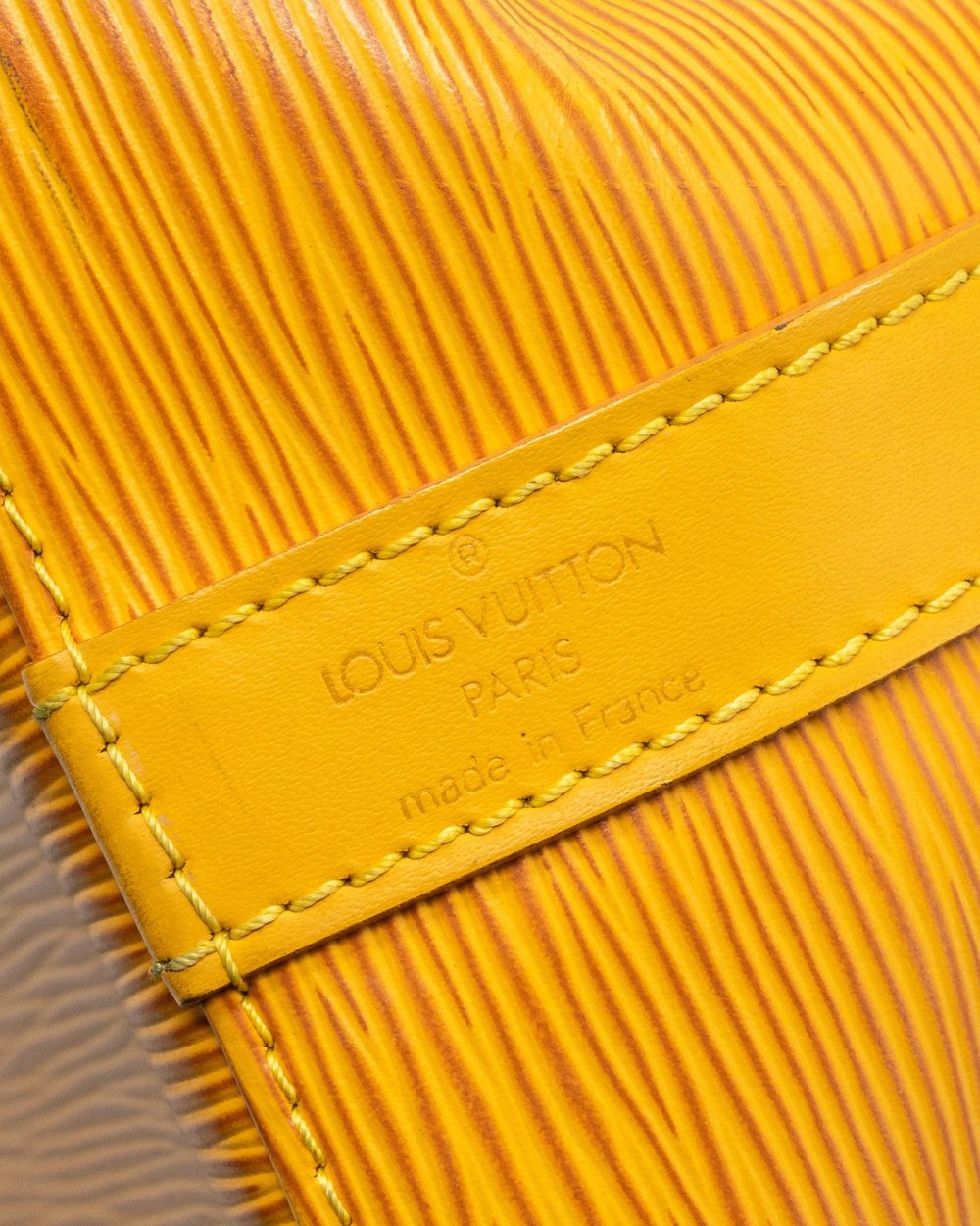 AAA Replica Louis Vuitton LV VINTAGE PETIT NOE EPI YELLOW GHW