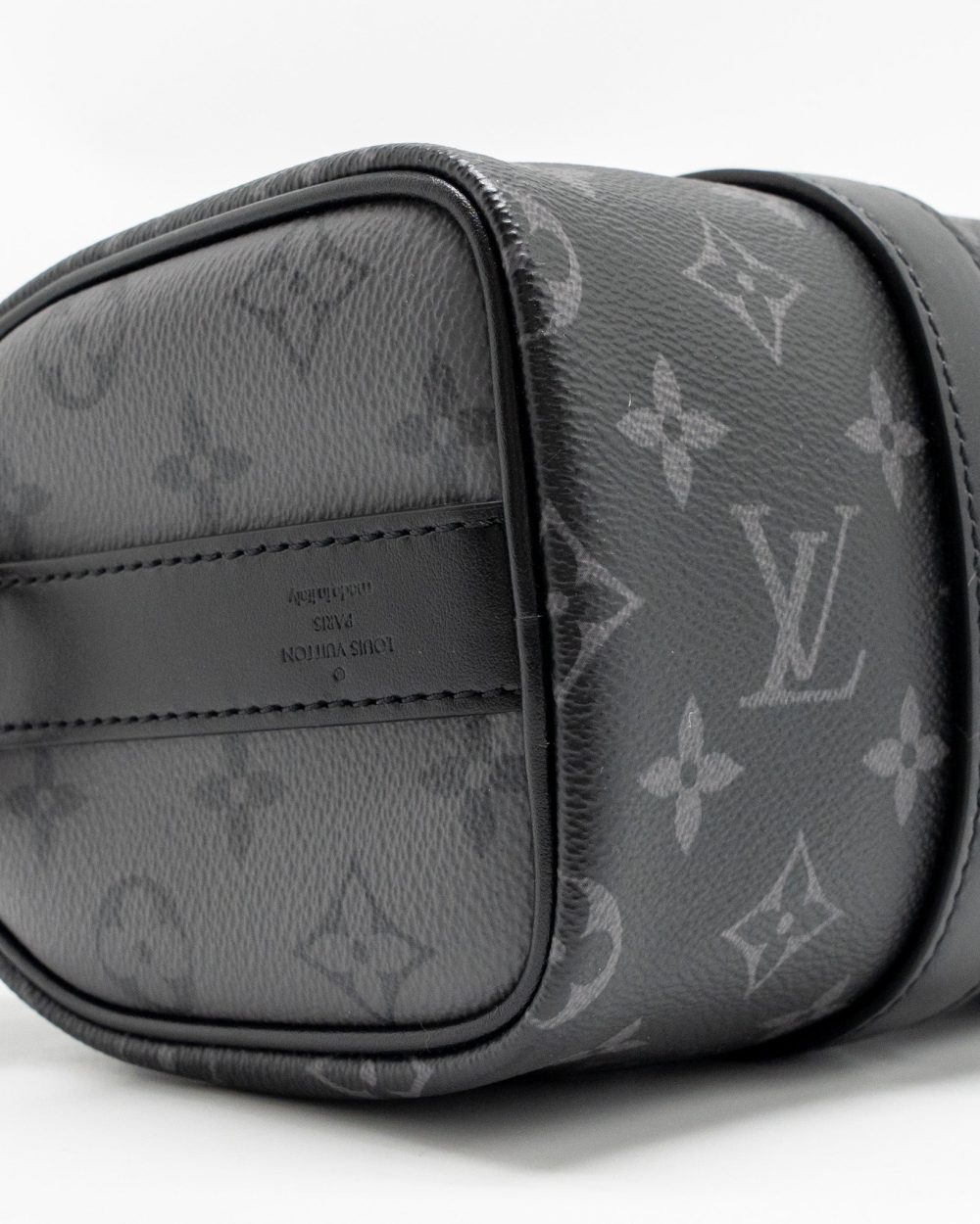AAA Replica Louis Vuitton LV KEEPALL BANDOULIERE 25 MONOGRAM ECLIPSE SHW