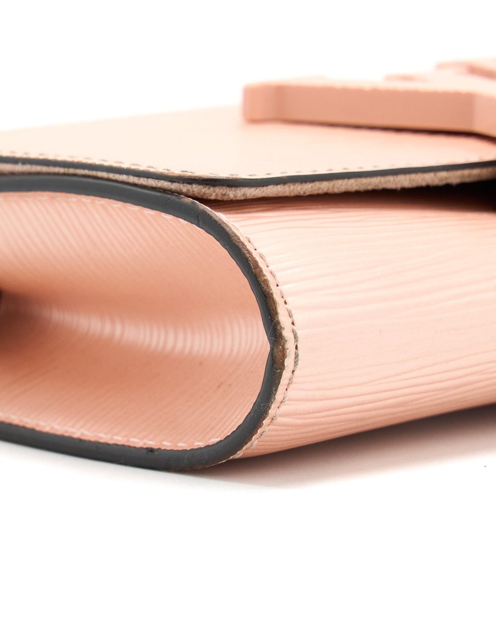 AAA Replica Louis Vuitton LV LOUISE CLUTCH PM EPI LIGHT PINK SHW