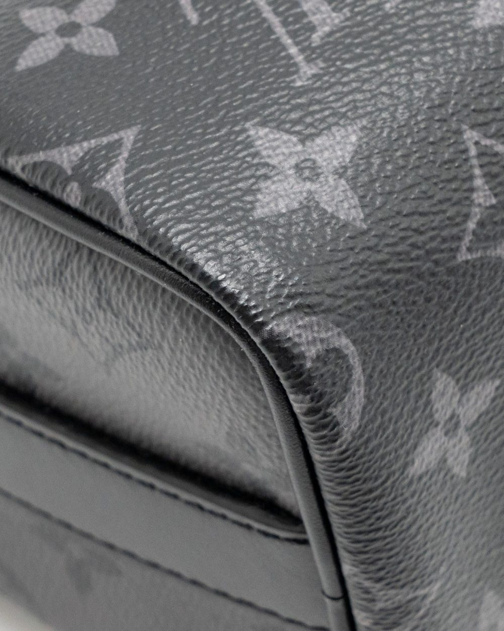 AAA Replica Louis Vuitton LV KEEPALL BANDOULIERE 25 MONOGRAM ECLIPSE SHW