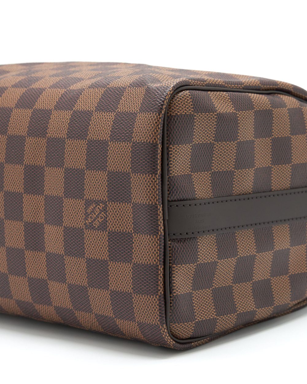 AAA Replica Louis Vuitton LV SPEEDY BANDOULIERE 25 DAMIER EBENE CANVAS GHW
