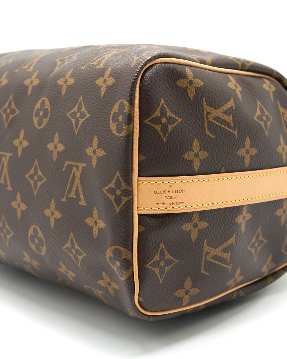 AAA Replica Louis Vuitton LV SPEEDY 25 MONOGRAM CANVAS WITH INITIAL