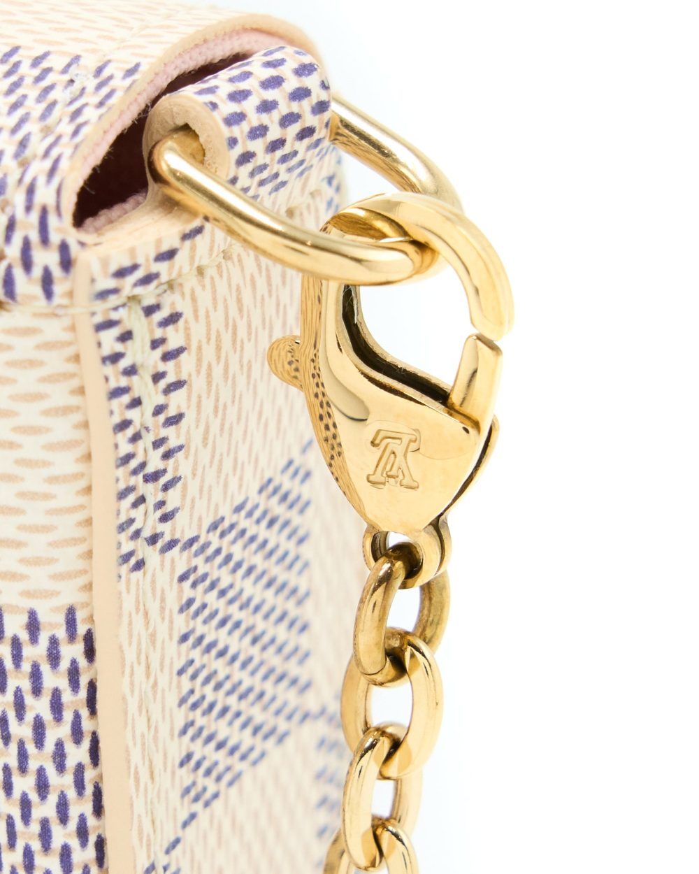 AAA Replica Louis Vuitton LV FELICIE POCHETTE DAMIER AZUR CANVAS GHW