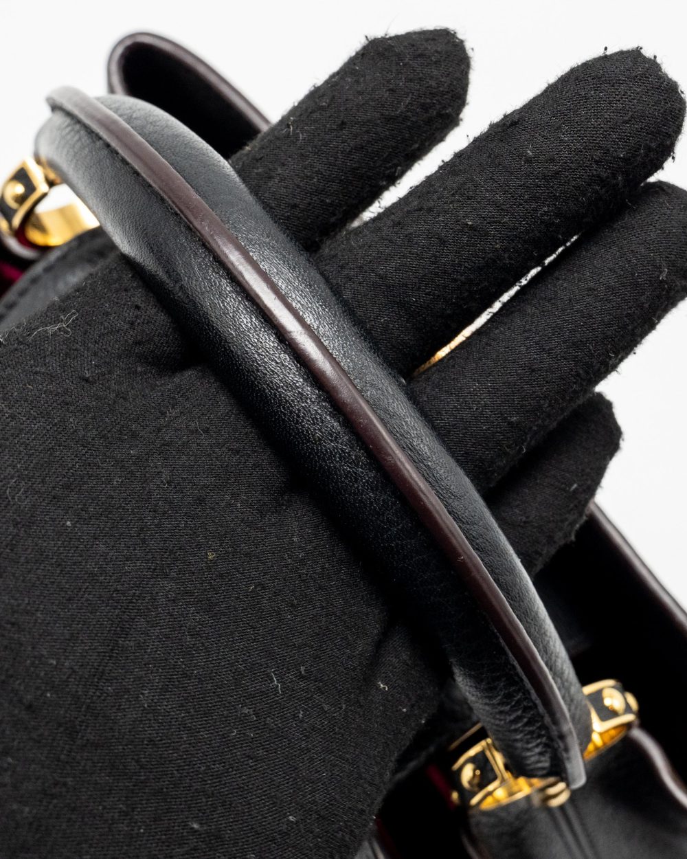 AAA Replica Louis Vuitton LV CAPUCINES BB CALFSKIN BLACK GHW