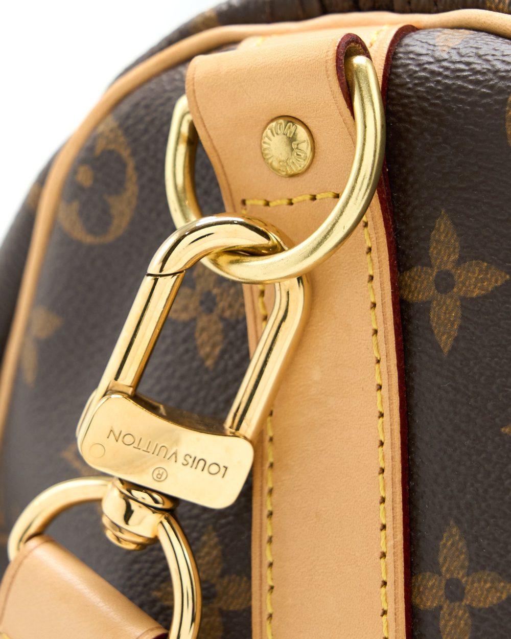 AAA Replica Louis Vuitton LV KEEPALL BANDOULIRE 50 MONOGRAM CANVAS GHW