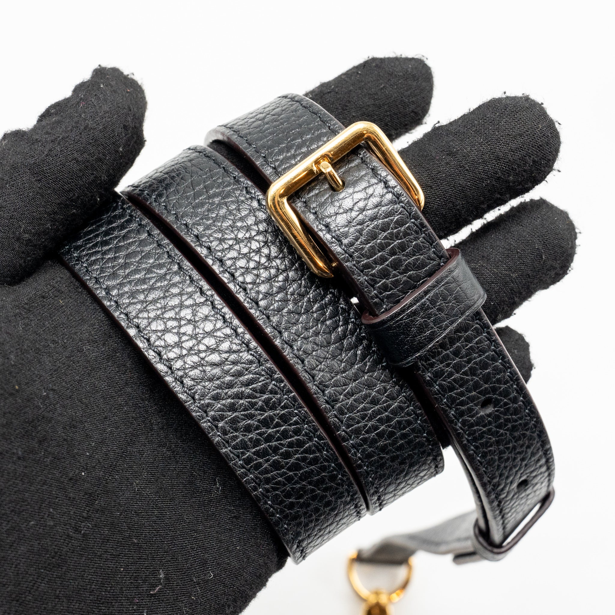 AAA Replica Louis Vuitton LV CAPUCINES BB CALFSKIN BLACK GHW