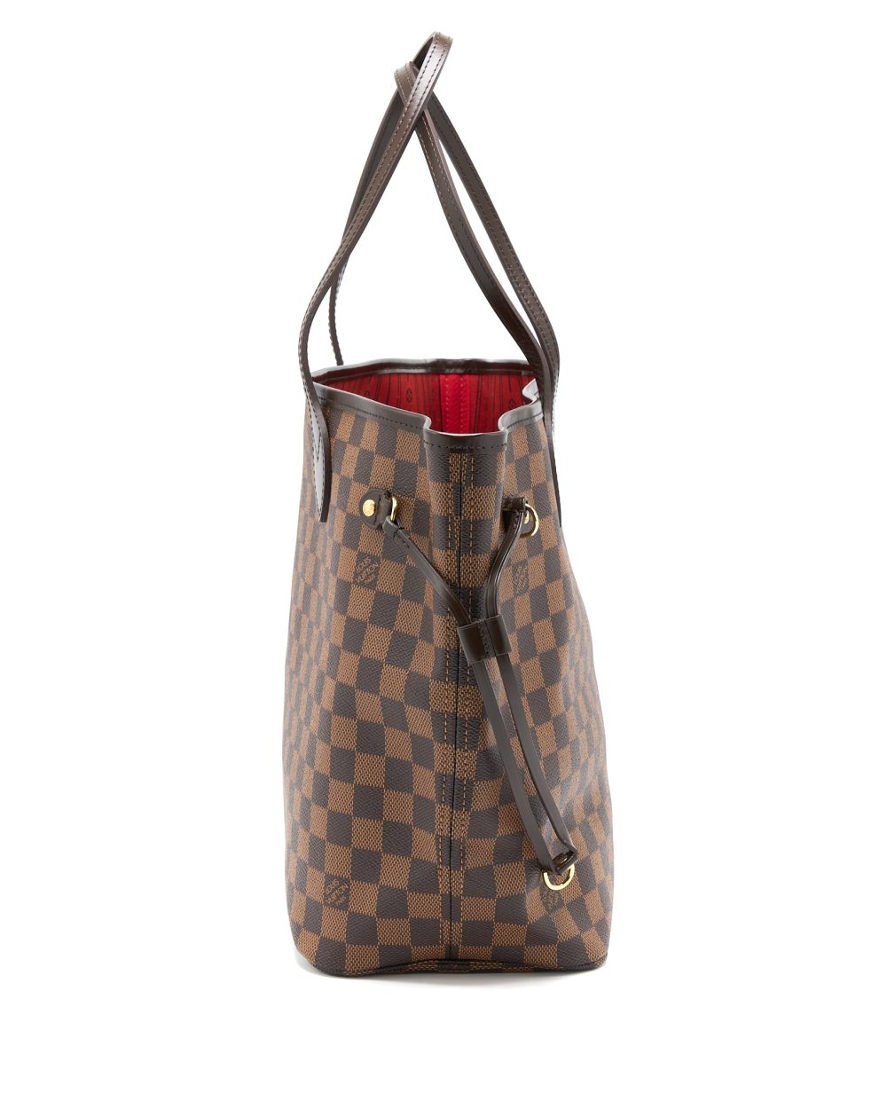 AAA Replica Louis Vuitton LV NEVERFULL MM DAMIER EBENE CANVAS GHW
