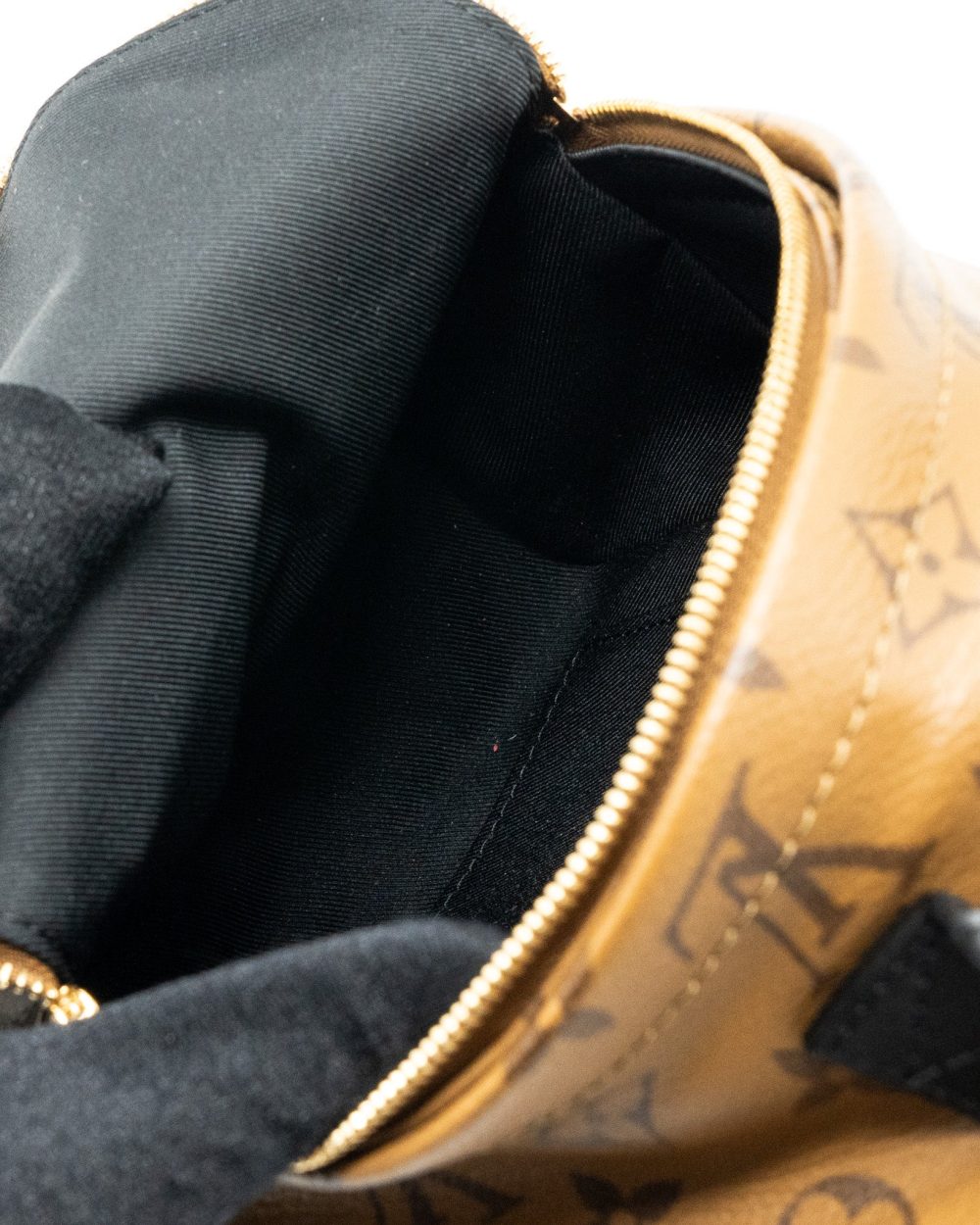 AAA Replica Louis Vuitton LV MINI PALM SPRING BACKPACK REVERSE MONOGRAM CANVAS GHW