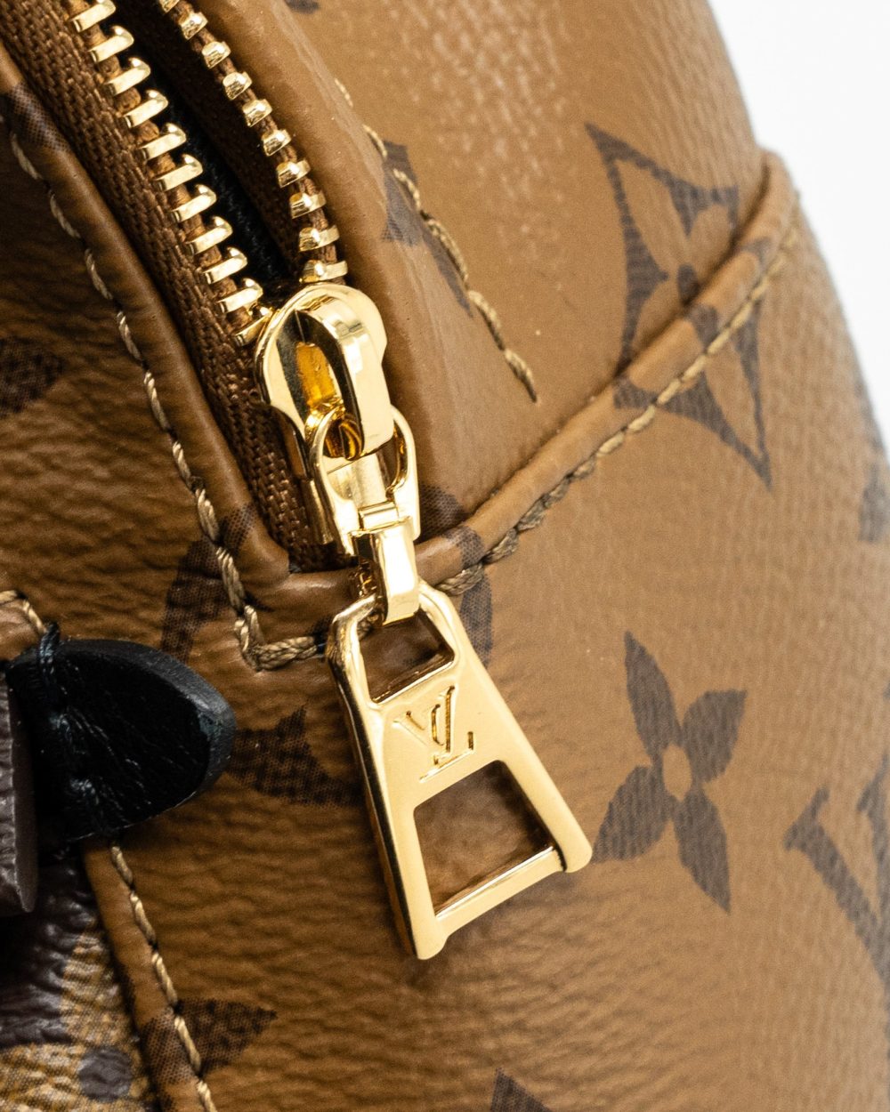 AAA Replica Louis Vuitton LV MINI PALM SPRING BACKPACK REVERSE MONOGRAM CANVAS GHW