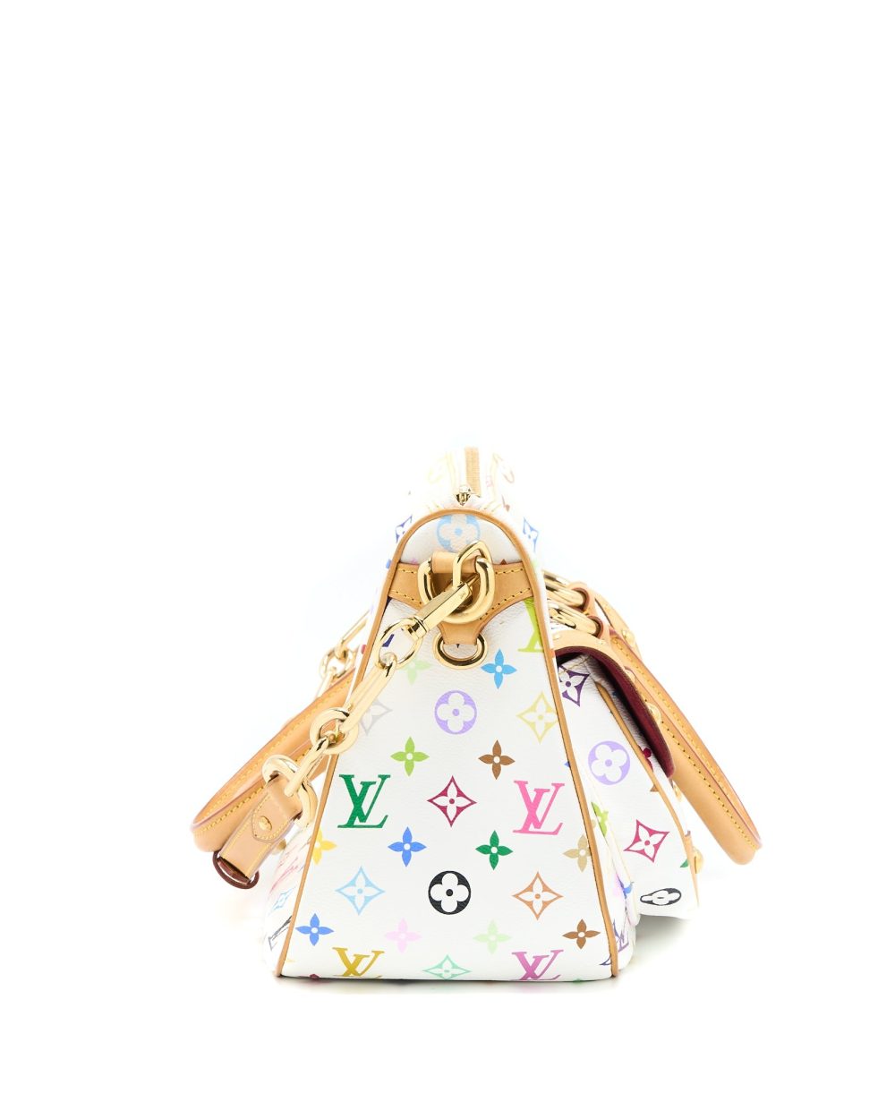 AAA Replica Louis Vuitton LV RITA BAG WHITE MONOGRAM MULTICOLOUR CANVAS GHW