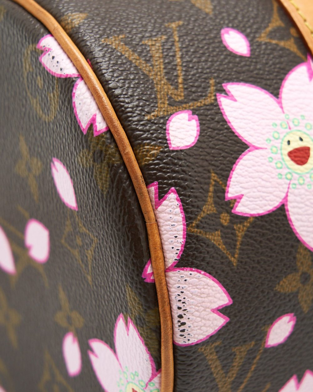 AAA Replica Louis Vuitton LV VINTAGE PAPILLON CHERRY BLOSSOM MONOGRAM CANVAS GHW