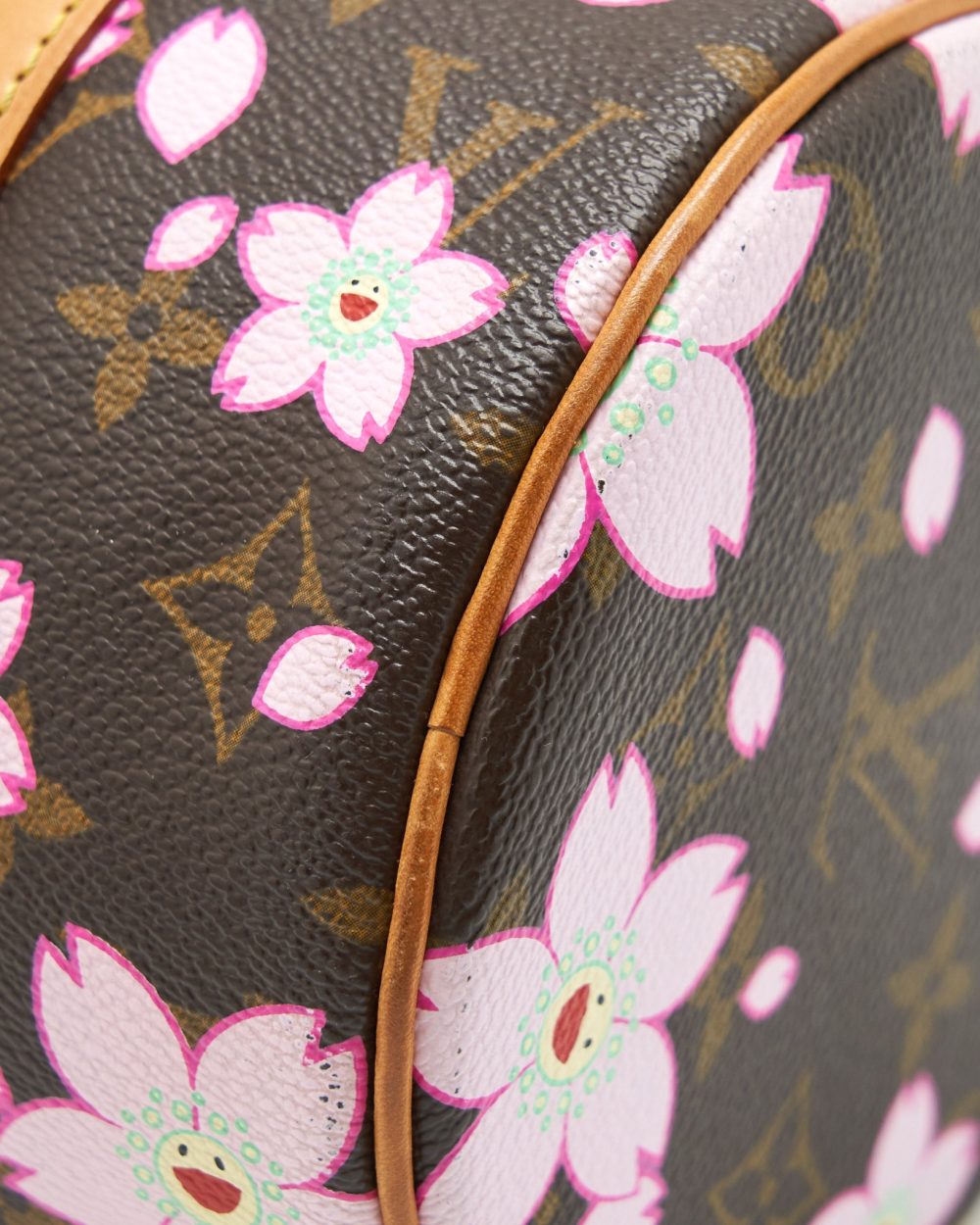 AAA Replica Louis Vuitton LV VINTAGE PAPILLON CHERRY BLOSSOM MONOGRAM CANVAS GHW