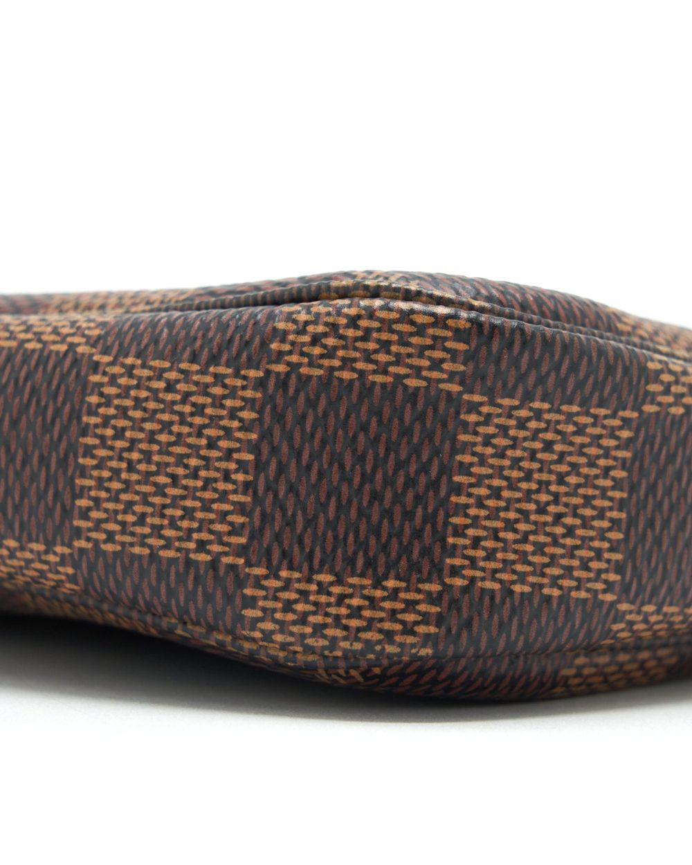 AAA Replica Louis Vuitton LV MINI POCHETTE ACCESSORIES DAMIER EBENE CANVAS GHW