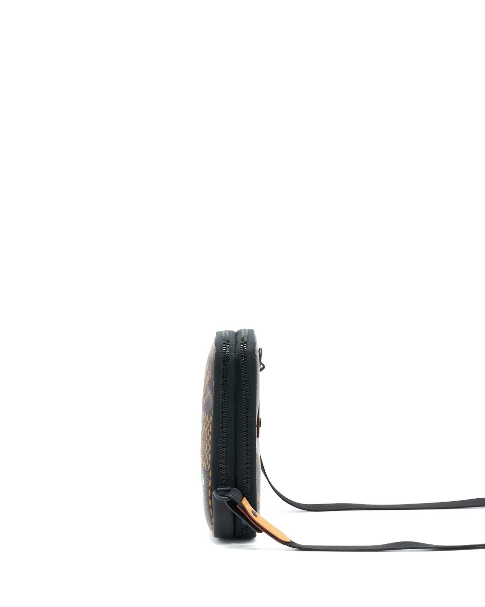 AAA Replica Louis Vuitton LV NIGO DOUBLE PHONE POUCH LIMITED EDITION BLACK HARDWARE