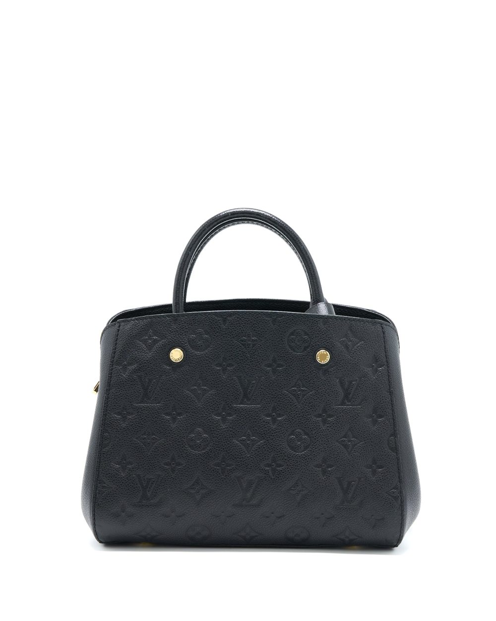 AAA Replica Louis Vuitton LV MONTAIGNE BB MONOGRAM EMPRENITE BLACK GHW