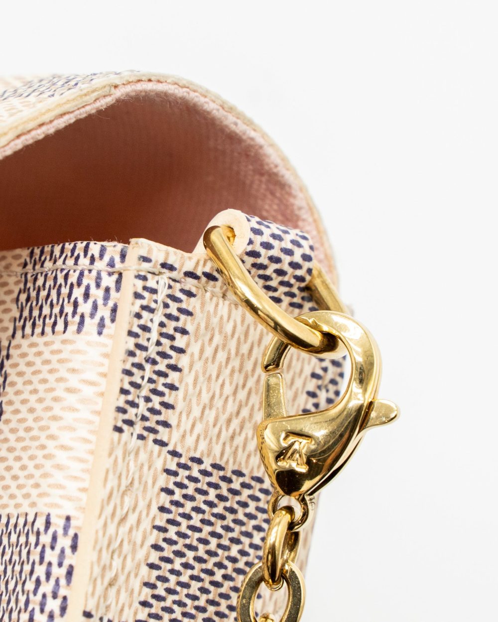 AAA Replica Louis Vuitton LV FELICIE POCHETTE DAMIER AZUR CANVAS GHW