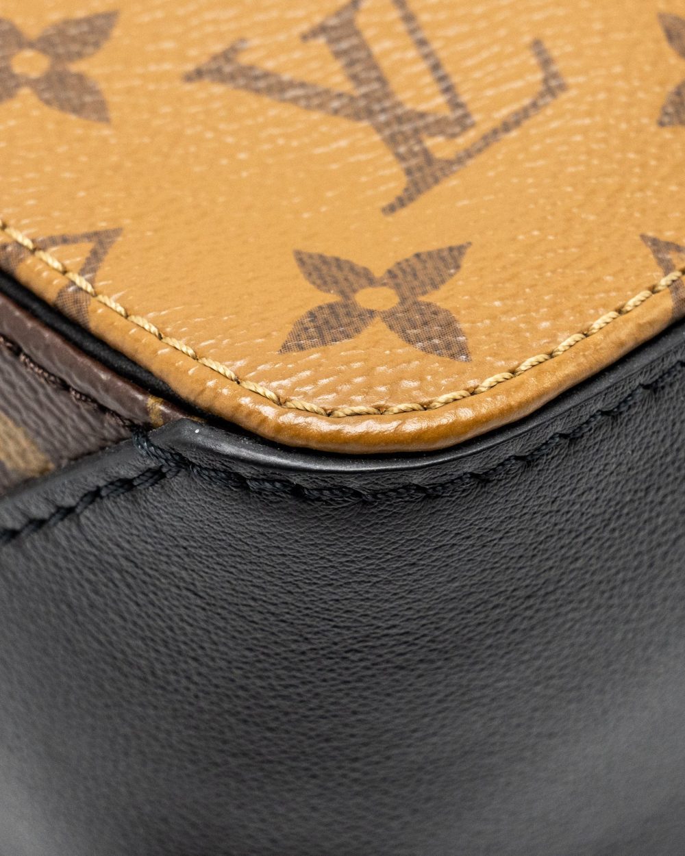 AAA Replica Louis Vuitton LV SQUARE BAG MONOGRAM REVERSE CANVAS GHW