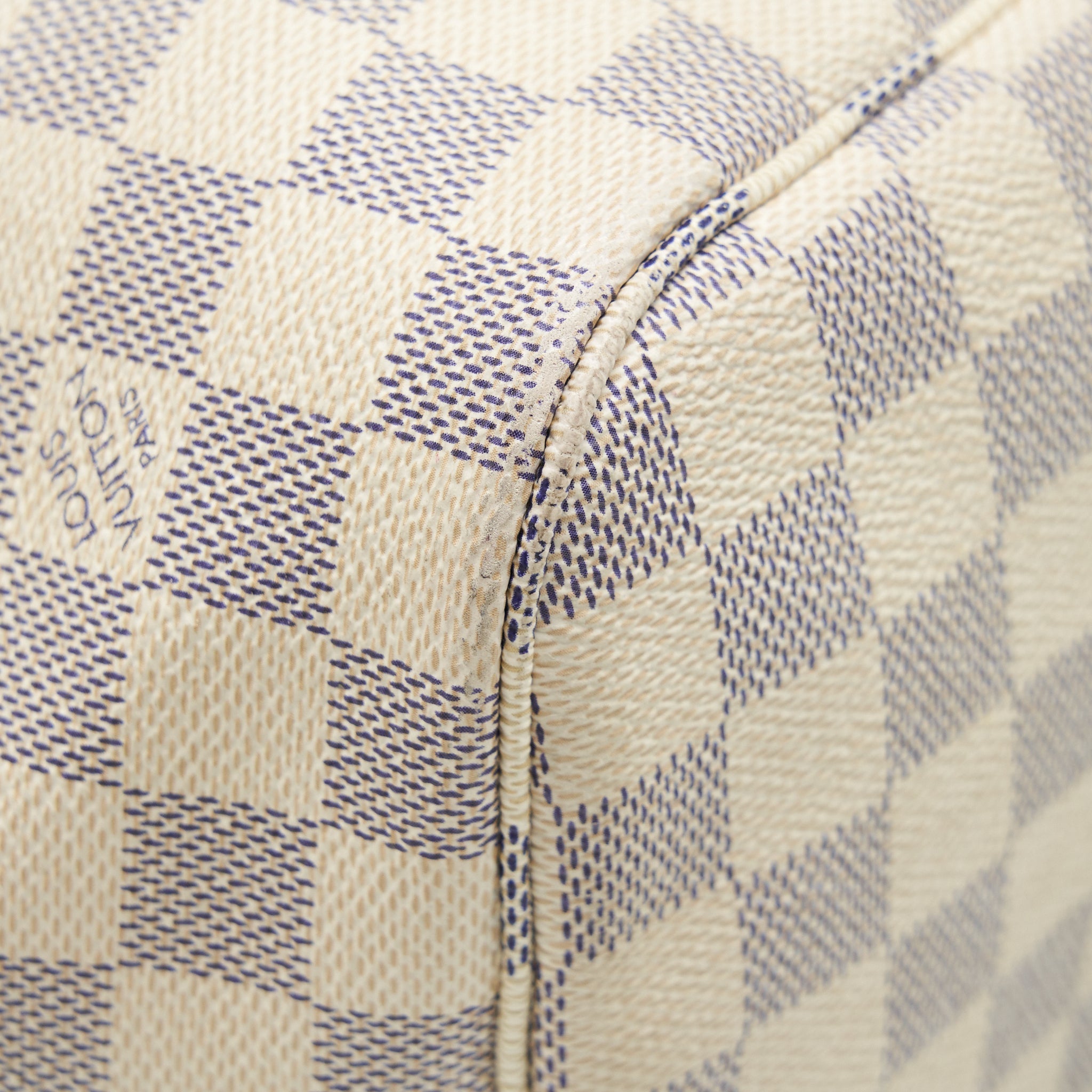 AAA Replica Louis Vuitton LV NEVERFULL MM DAMIER AZUR