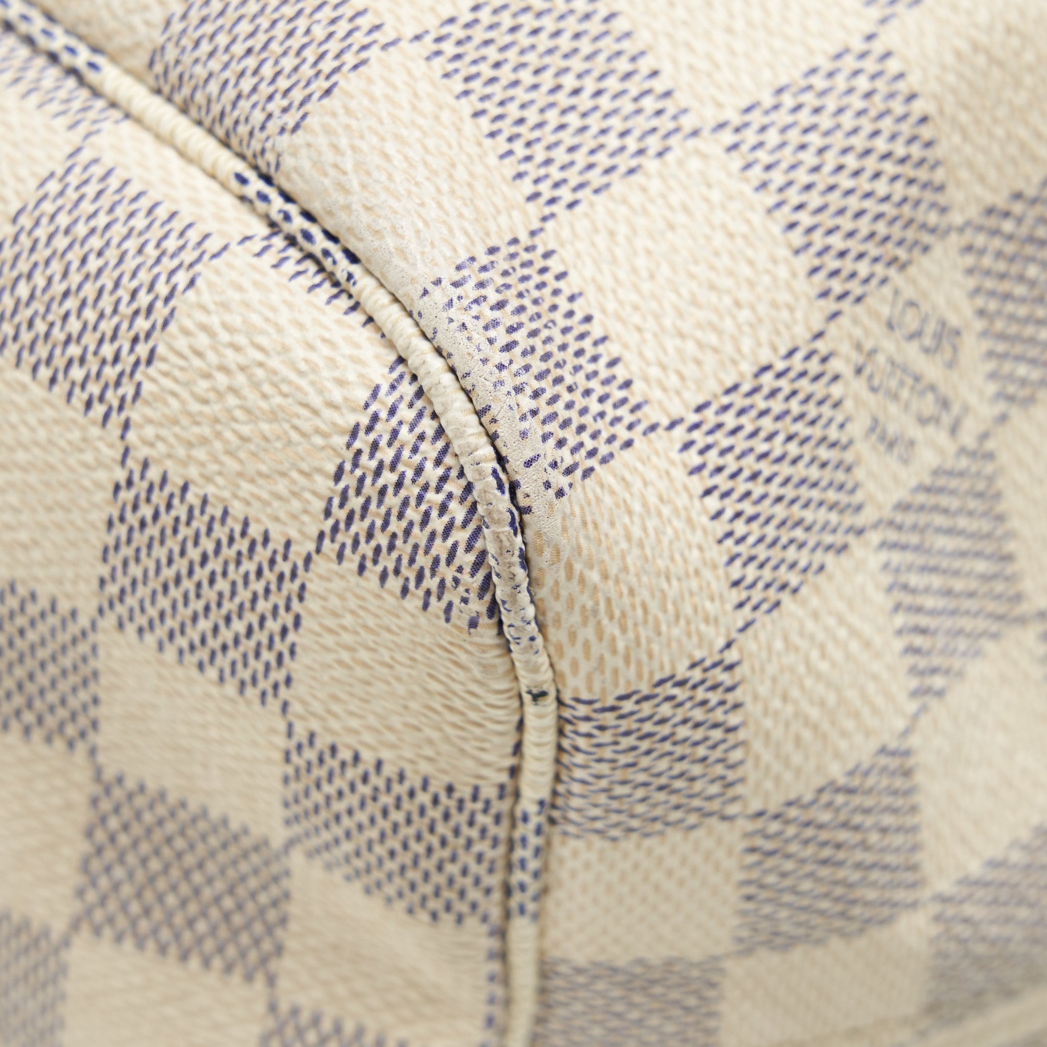 AAA Replica Louis Vuitton LV NEVERFULL MM DAMIER AZUR