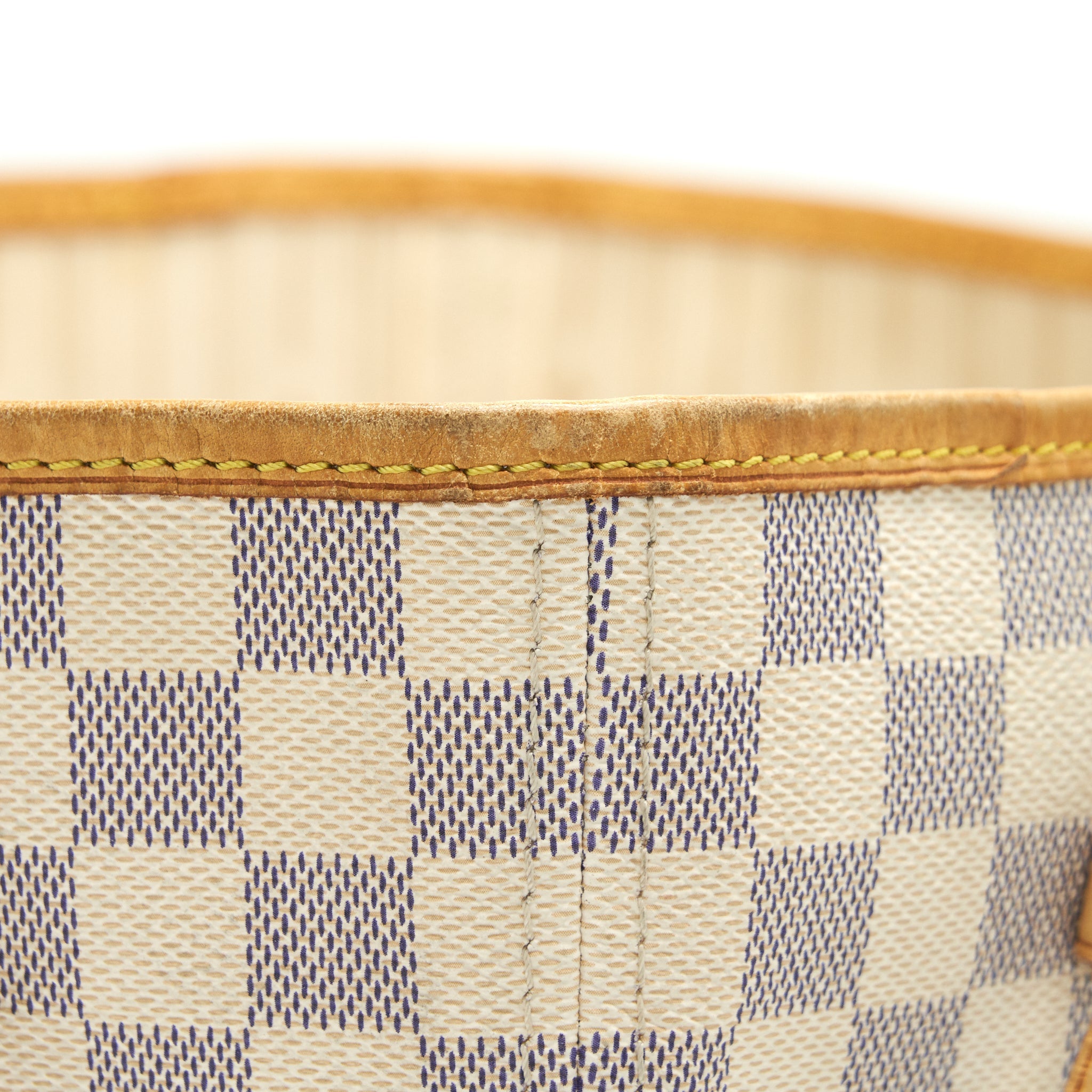 AAA Replica Louis Vuitton LV NEVERFULL MM DAMIER AZUR