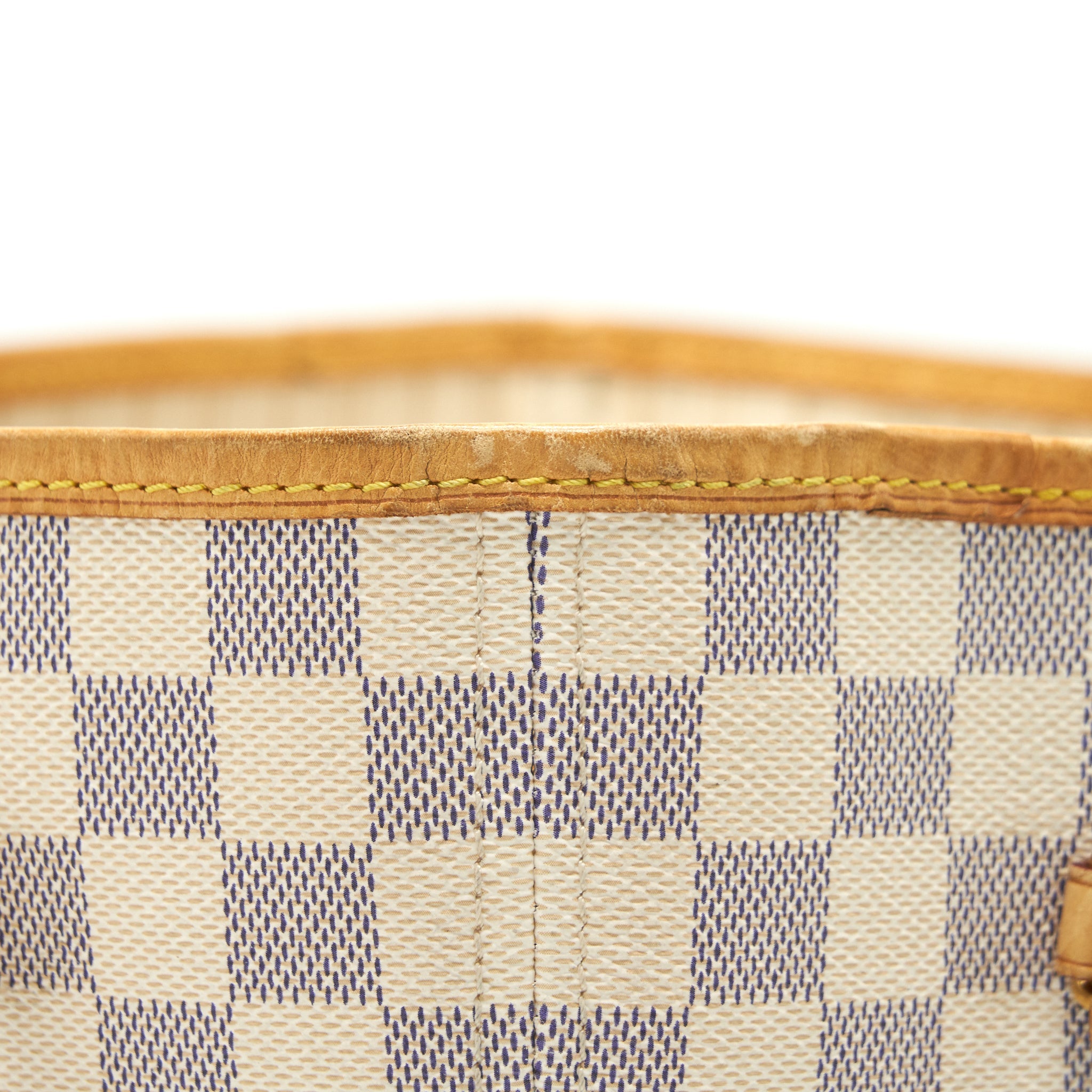 AAA Replica Louis Vuitton LV NEVERFULL MM DAMIER AZUR