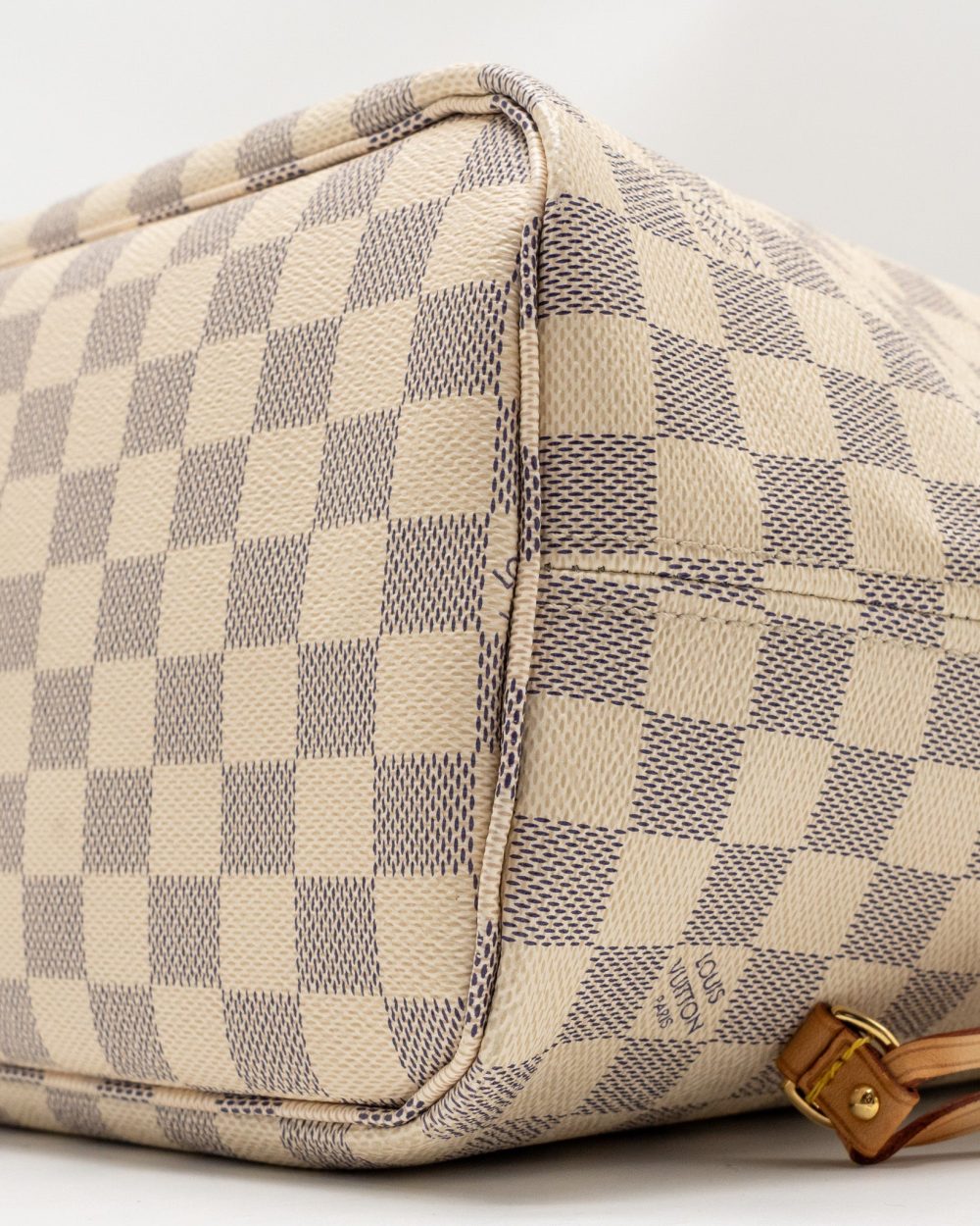 AAA Replica Louis Vuitton LV NEVERFULL MM DAMIER AZUR CANVAS GHW