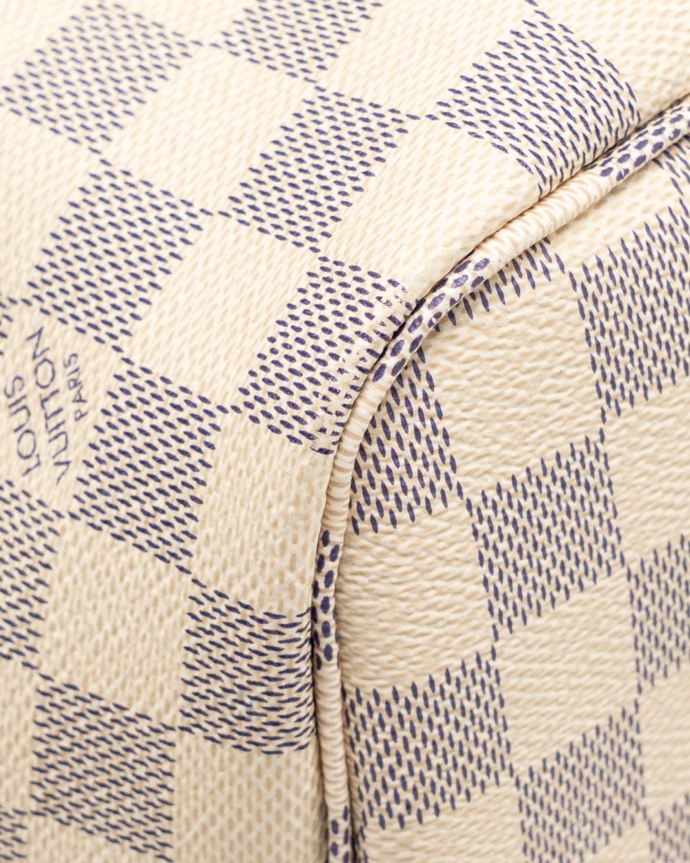 AAA Replica Louis Vuitton LV NEVERFULL MM DAMIER AZUR CANVAS GHW