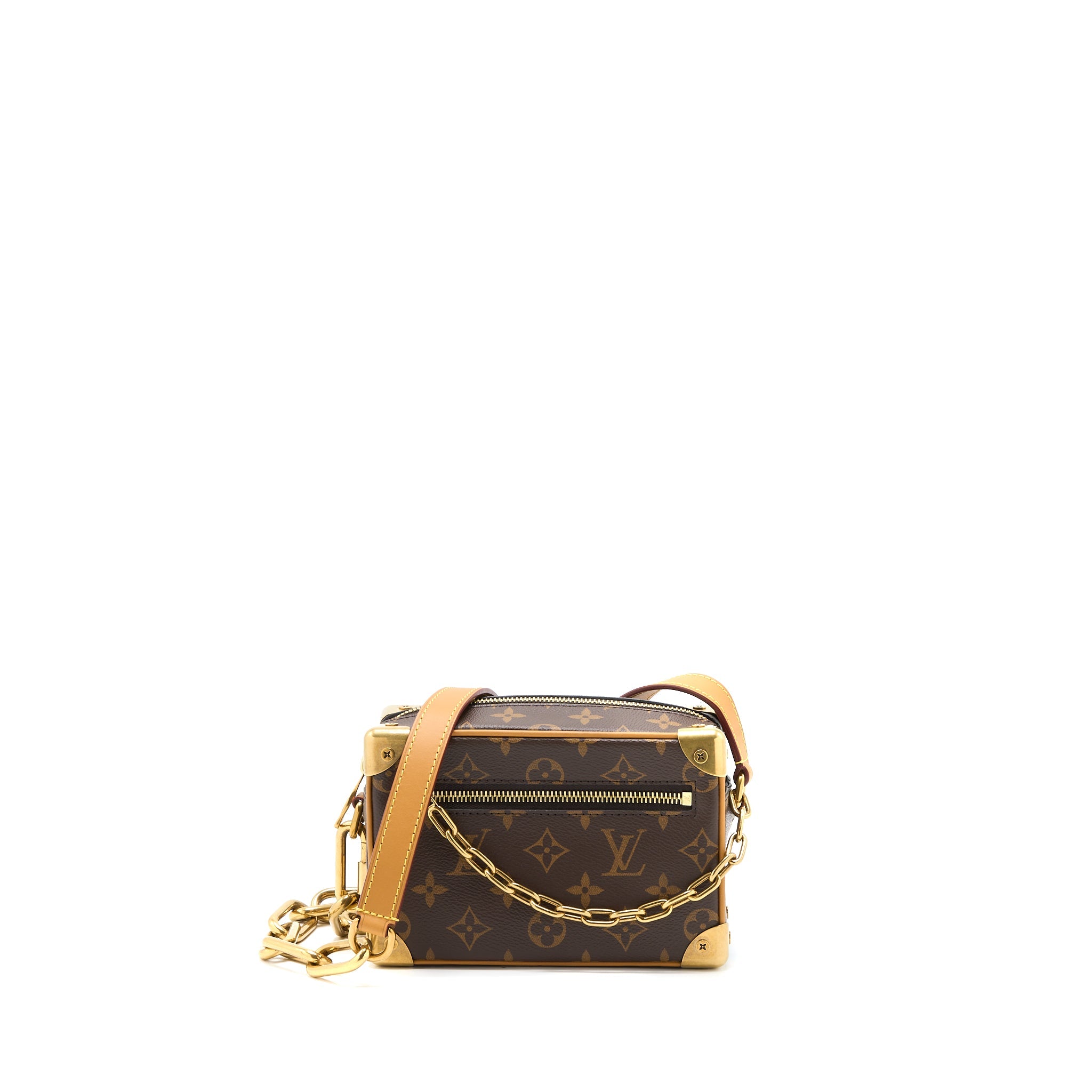 AAA Replica Louis Vuitton LV MINI SOFT TRUNK MONOGRAM CANVAS GHW