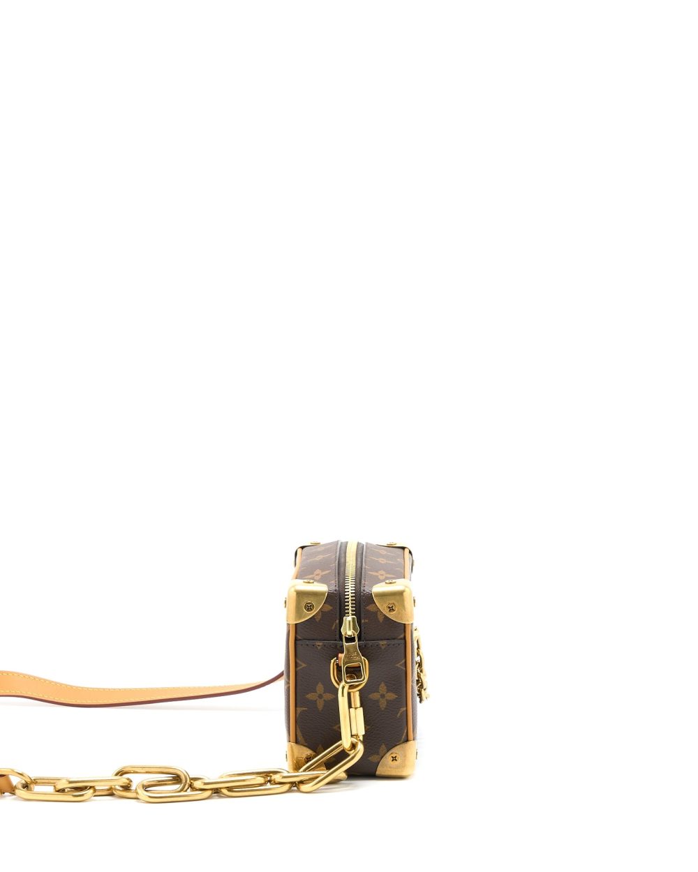 AAA Replica Louis Vuitton LV MINI SOFT TRUNK MONOGRAM CANVAS GHW