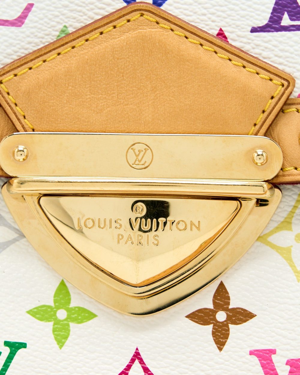 AAA Replica Louis Vuitton LV RITA BAG WHITE MONOGRAM MULTICOLOUR CANVAS GHW