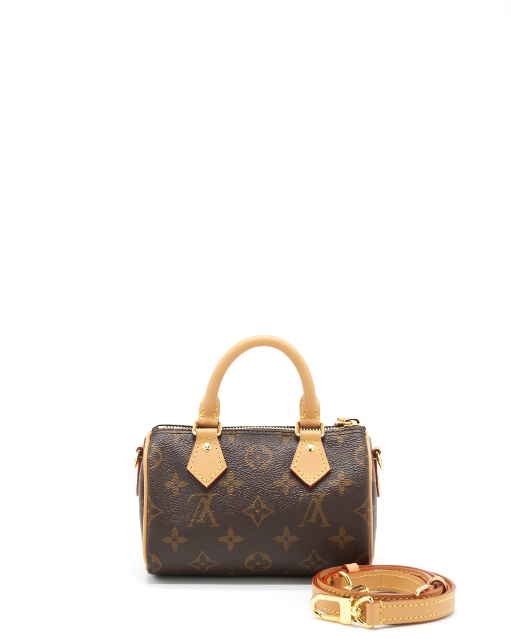 AAA Replica Louis Vuitton LV NANO SPEEDY NEW VERSION MONOGRAM CANVAS GHW