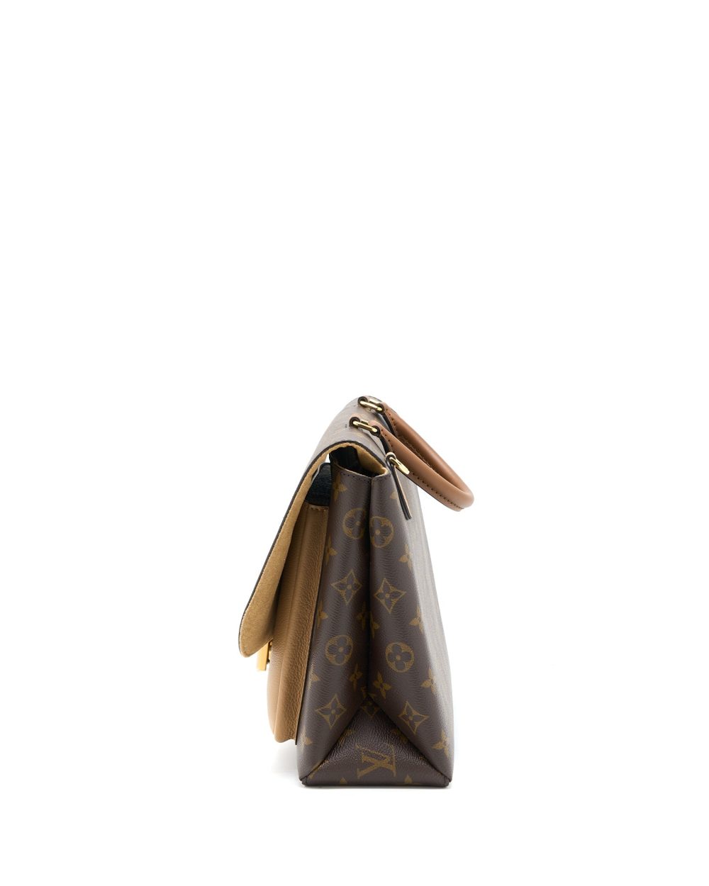 AAA Replica Louis Vuitton LV MARIGNAN TOP HANDLE MESSENGER BAG MONOGRAM CANVAS BROWN GHW