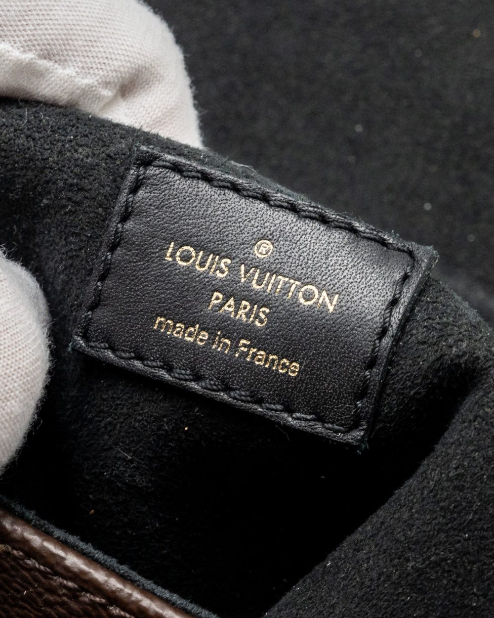 AAA Replica Louis Vuitton LV LOCKY BB MONOGRAM CANVAS/LEATHER BLACK GHW