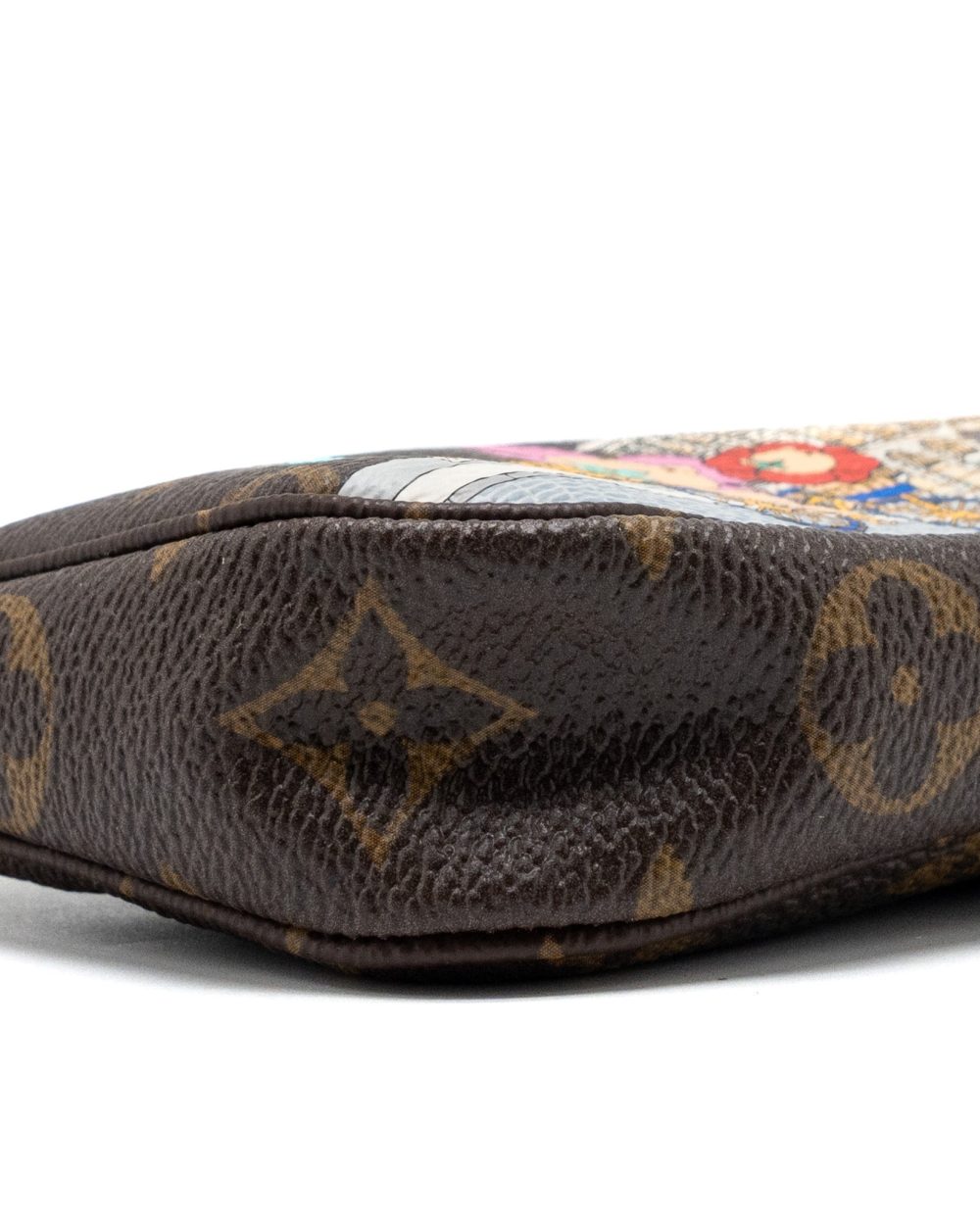AAA Replica Louis Vuitton LV MINI POCHETTE HOLIDAY LIMITED PRINT MONOGRAM CANVAS GHW