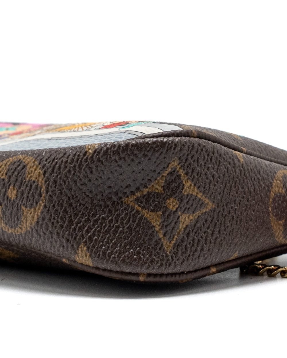 AAA Replica Louis Vuitton LV MINI POCHETTE HOLIDAY LIMITED PRINT MONOGRAM CANVAS GHW